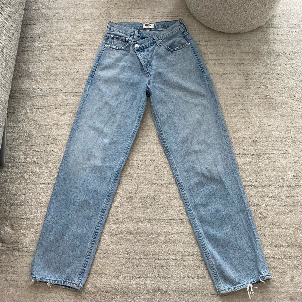 AGOLDE CRISS CROSS JEANS